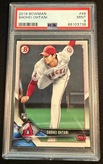 2018 Bowman Shohei Ohtani RC #49 PSA 9 MINT ROOKIE