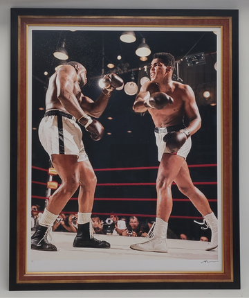 MUHAMMAD Ali Vs Liston 1964 FIGHT (LE 25/25) Neil Leifer, Color, 40x60", Framed