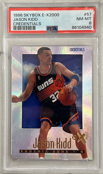 1996 Skybox E-X2000 Jason Kidd Essential Credentials PSA 8