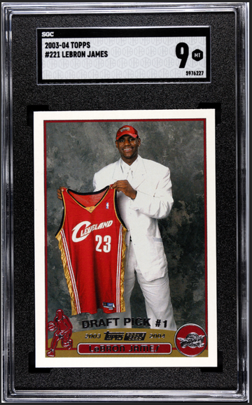 2003-04 Topps #221 LeBron James SGC 9 RC