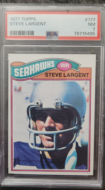 1977 Topps Steve Largent Rookie