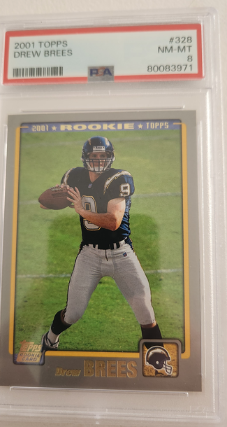 2001 Topps Drew Brees Rookie