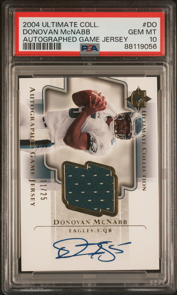 2004 Ultimate Collection Donovan Mcnabb Auto Jersey