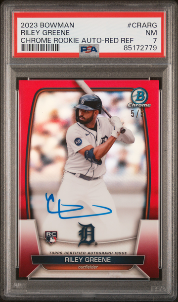 Bowman Riley Greene Red Refractor Auto RC