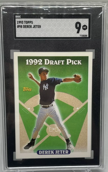 1993 Topps #98 Derek Jeter Rookie RC SGC 9