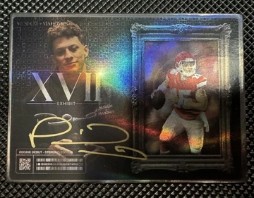 Patrick Mahomes on card auto /115 Museum of Mahomes 