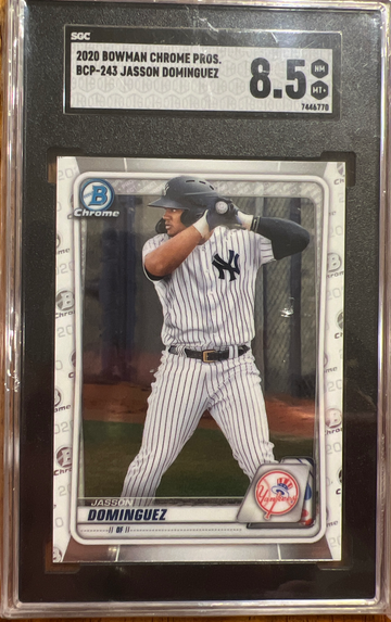 2020 Bowman Chrome Jasson Dominguez BCP-243 SGC 8.5