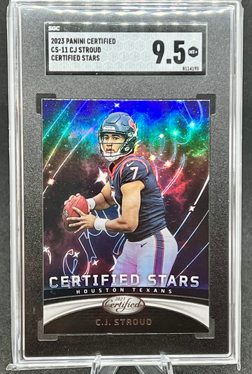 2023 Panini Certified CJ Stroud Certified Stars CS-11 SGC 9.5