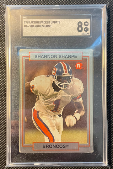 1990 Action Packed Shannon Sharpe SGC 8