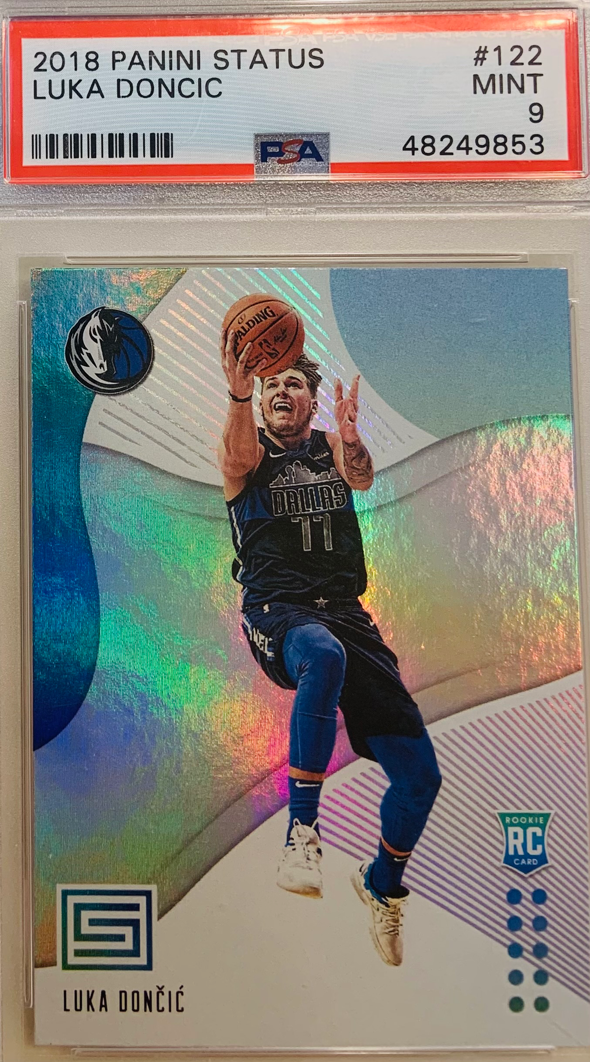 2018 Panini Status Luka Doncic Rookie PSA 9 | MySlabs