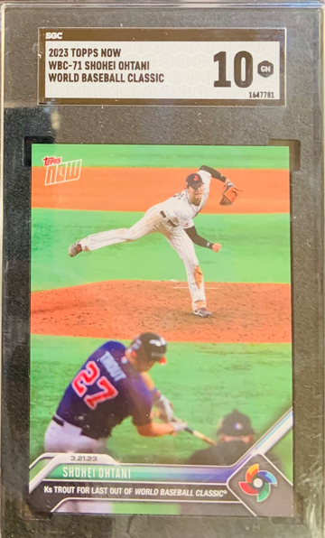 2023 Topps Now Shohei Ohtani WBC-71 SGC 10