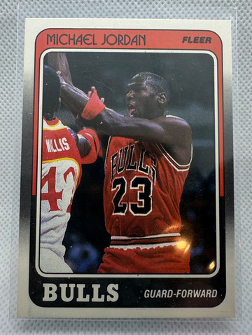 1988-89 Fleer  #17 Michael Jordan Rc Rookie Pack Fresh