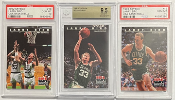 1992 SKYBOX USA basketball LARRY BIRD Dream team #10 17 18 PSA 10 BGS 9.5 gemMint