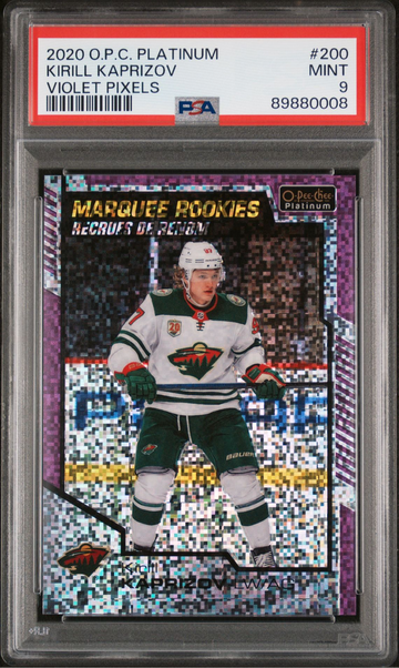 2020/21 Kirill Kaprizov o pee chee Platinum rookie