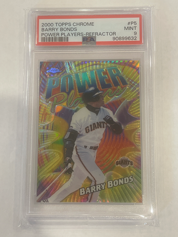 2000 Topps Chrome Barry Bonds Refractor