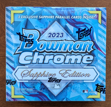 2023 Bowman Chrome Sapphire Edition Factory Sealed Box