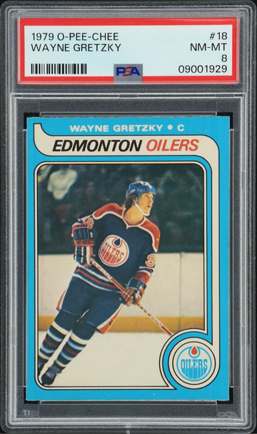 1979-80 OPC Wayne Gretzky PSA 8