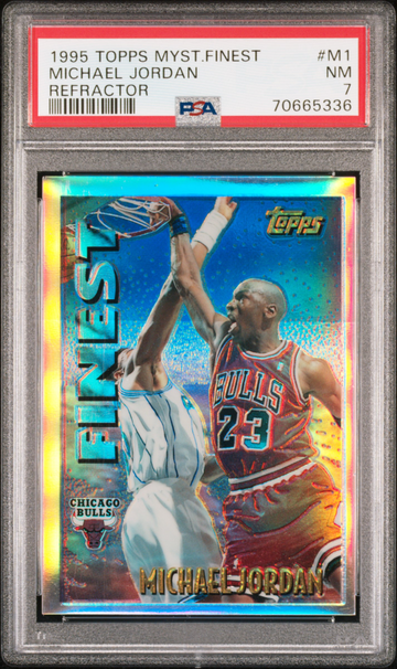 Michael Jordan 1995 Topps Mystery Finest #M1 PSA 7