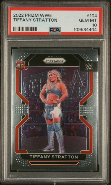 Tiffany Stratton 2022 Panini Prizm WWE #104 PSA 10