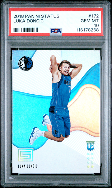 Luka Doncic 2018 Panini Status #172 PSA 10