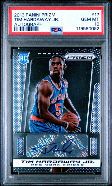 Tim Hardaway JR. 2013 Panini Prizm Autograph #17 PSA 10 Auto