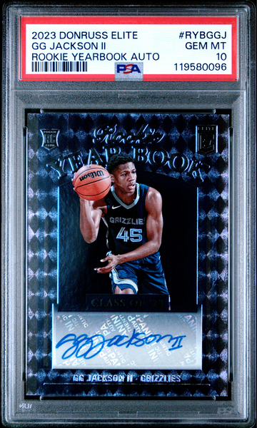 GG Jackson II 2023 Panini Donruss Elite Rookie Yearbook Autographs #RYBGGJ PSA 10 Auto