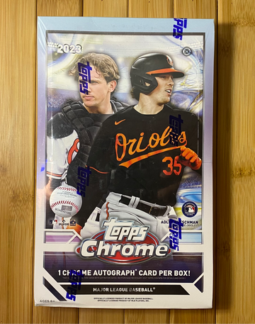 2023 Topps Chrome Baseball Hobby Box - Factory Sealed