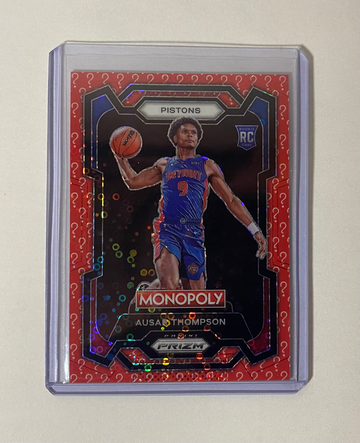 Ausar Thompson 2023-24 Panini Prizm Monopoly Chance Parallel SSP #/25
