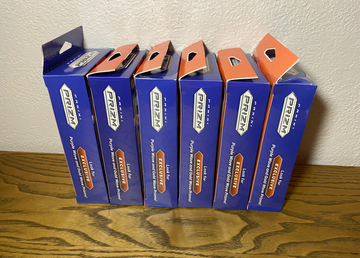 2023 NFL Panini Prizm Hanger Boxes Lot Of 6! IN HAND! Gold And Purple Waves