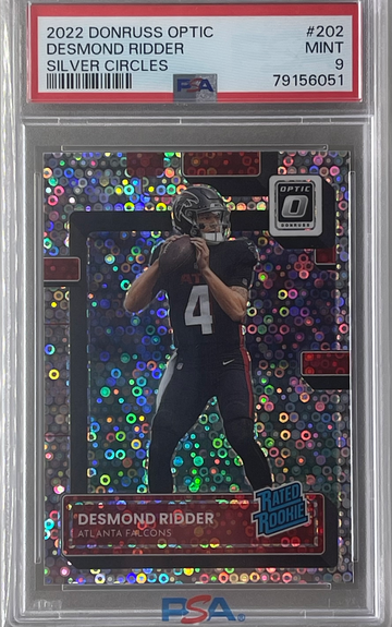 2022 Panini Donruss Optic Silver Circles /125 #202 PSA 9