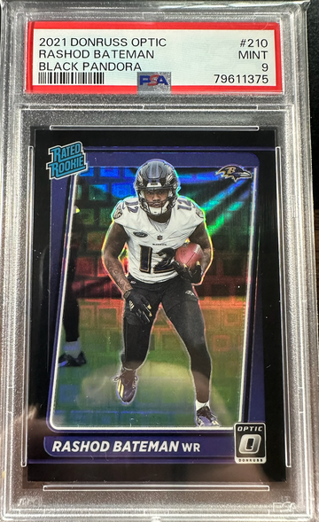 2021 Donruss Optic Rashod Bateman Black Pandora PSA 9