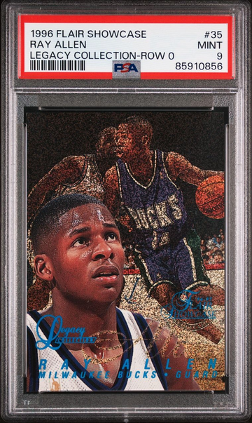 1996 FLAIR SHOWCASE LEGACY COLLECTION RAY ALLEN ROW 0 52/150