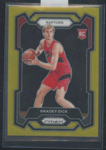 2023 Gradey Dick gold prizm /10 roookie 