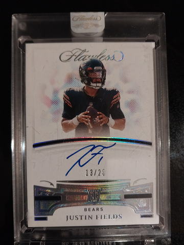 2021 Flawless Rookie Signatures Silver Justin Fields