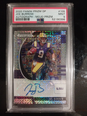 2020 Panini Prizm Draft Picks Auto Mojo Refractor Joe Burrow