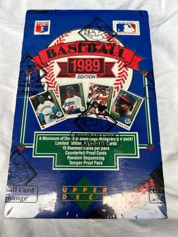 1989 Upper Deck Baseball Low Series BBCE Wrapped 
