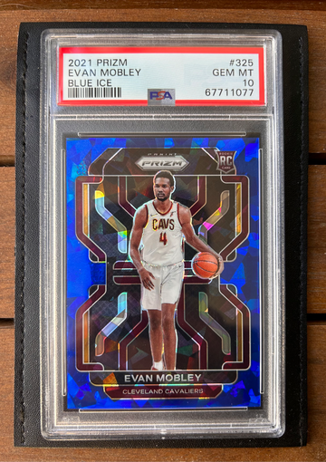 2021 Panini Prizm Evan Mobley RC Blue Ice /125 PSA 10