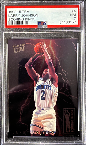 1993 Ultra Scoring Kings #4 Larry Johnson Iconic Insert Charlotte Hornets