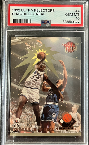 1992 Ultra Rejectors #4 Shaquille O'Neal Rookie RC PSA 10 GEM MINT HOF MAGIC
