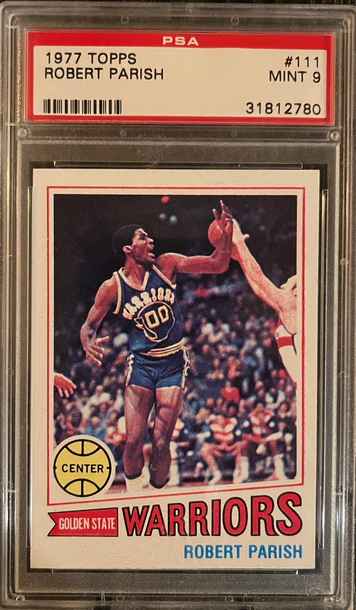 1977 Topps Basketball #111 Robert Parish Rookie RC PSA 9 MINT - Only 10 Higher!