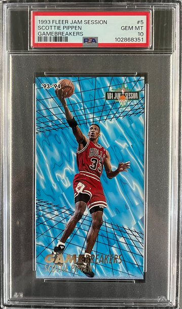 1993 Fleer Jam Session Game Breakers #5 Scottie Pippen PSA 10 GEM MINT Pop 10