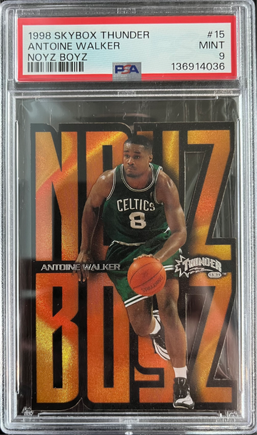 1998 Skybox Thunder Noyz Boyz #15 Antoine Walker Celtics PSA 9 MINT