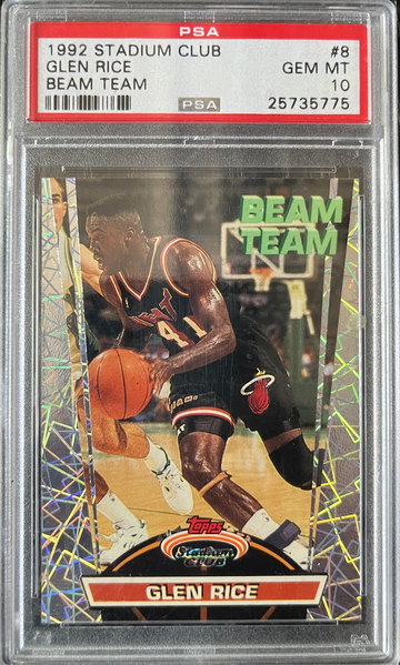 1992-93 Topps Stadium Club Beam Team #6 Chris Mullin Warriors PSA 10 GEM MINT