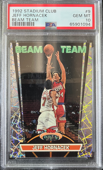 1992-93 Topps Stadium Club Beam Team #9 Jeff Hornacek PSA 10 GEM MINT