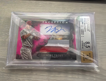 2018 Mike Trout Inception 25/75 auto magenta