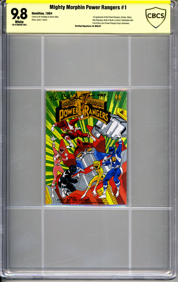 Mighty Morphin Power Rangers #1 Hamilton 1994 CBCS, not CGC 9.8 1994 FOTL Fruit