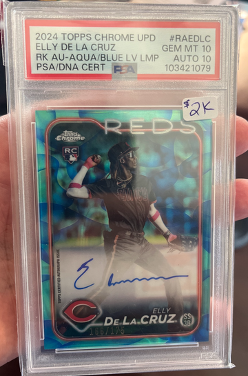 Elly De La Cruz PSA 10 2024 Topps Chrome Update