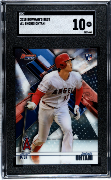 Shohei Ohtani - 2018 Bowman’s Best RC - SGC 10