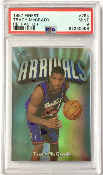 1997-98 Finest #294 Tracy McGrady RC Refractor /1090