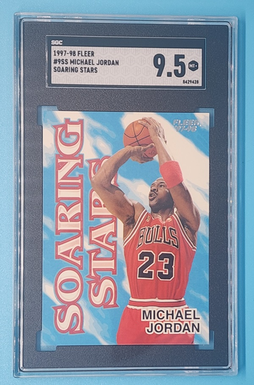 Michael Jordan 1997-98 Fleer Soaring Stars SGC 9.5